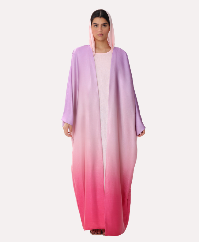 Sunset Ombre Bisht Abaya