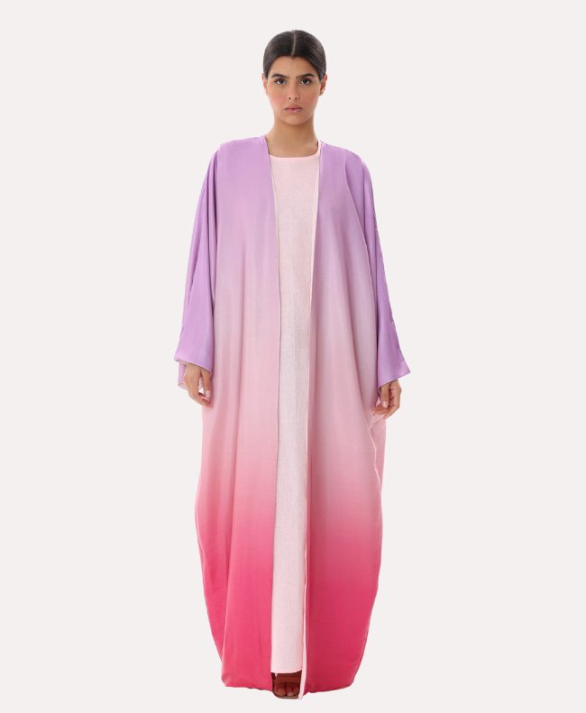 Sunset Ombre Bisht Abaya