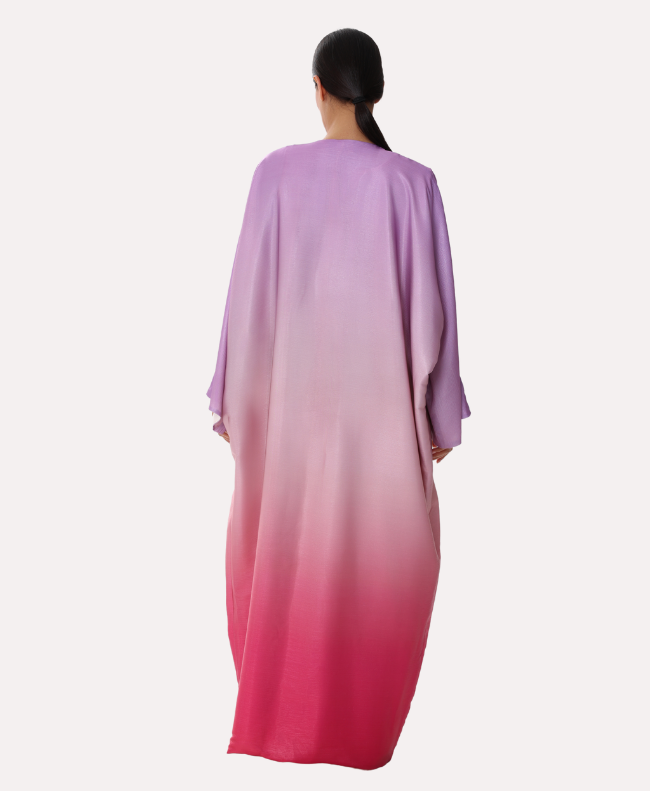 Sunset Ombre Bisht Abaya