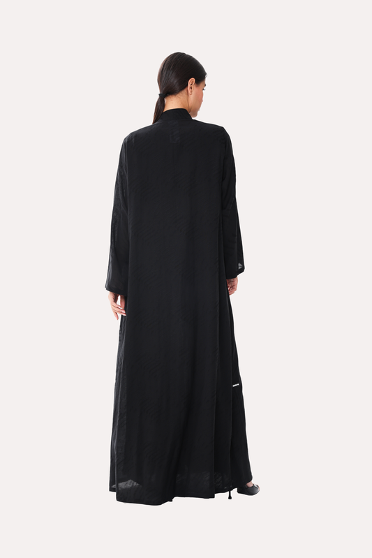 GeoLuxe Linen Abaya