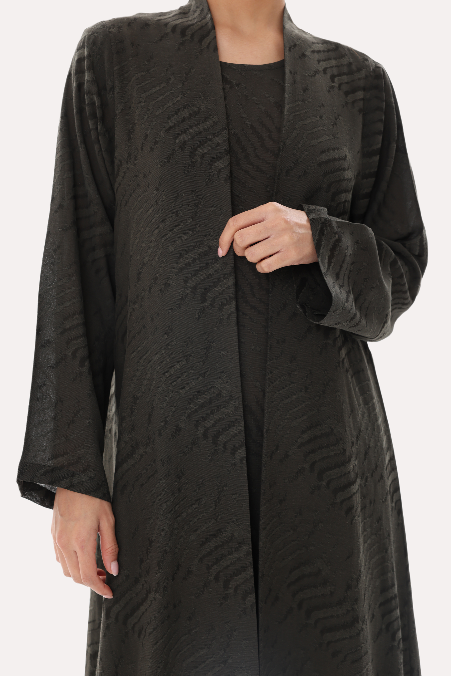 GeoLuxe Linen Abaya