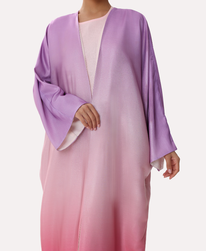 Sunset Ombre Bisht Abaya