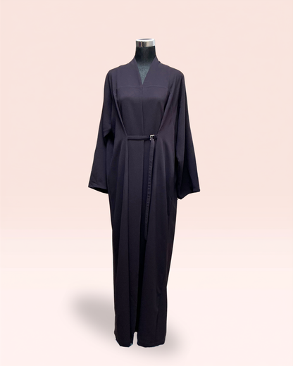 Noir Belt Abaya