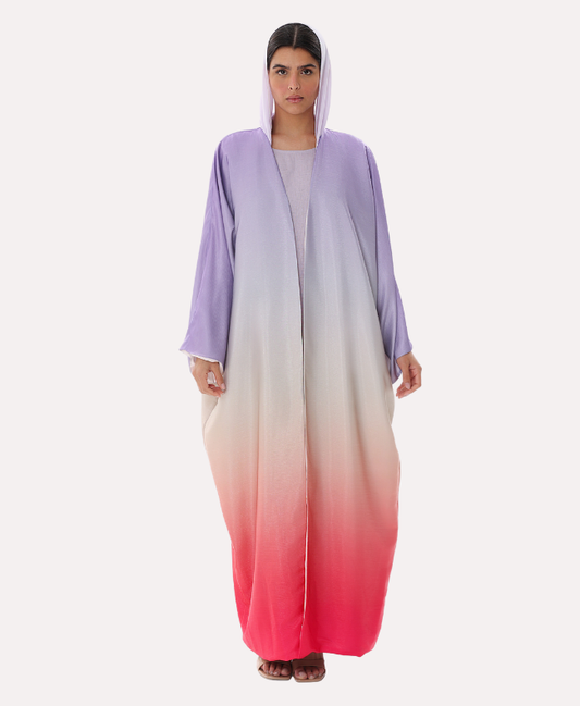 Sunset Ombre Bisht Abaya