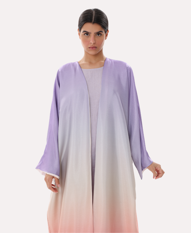 Sunset Ombre Bisht Abaya