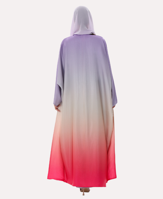 Sunset Ombre Bisht Abaya