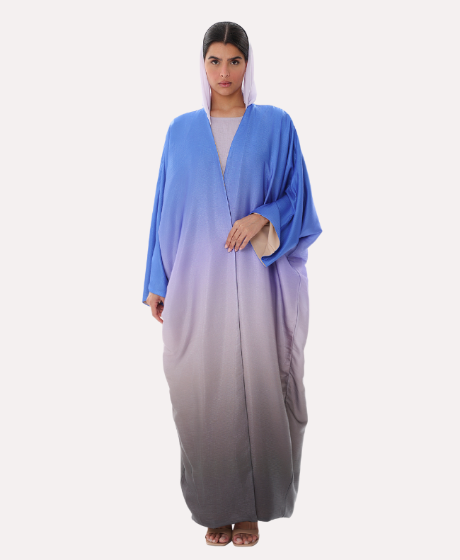 Sunset Ombre Bisht Abaya