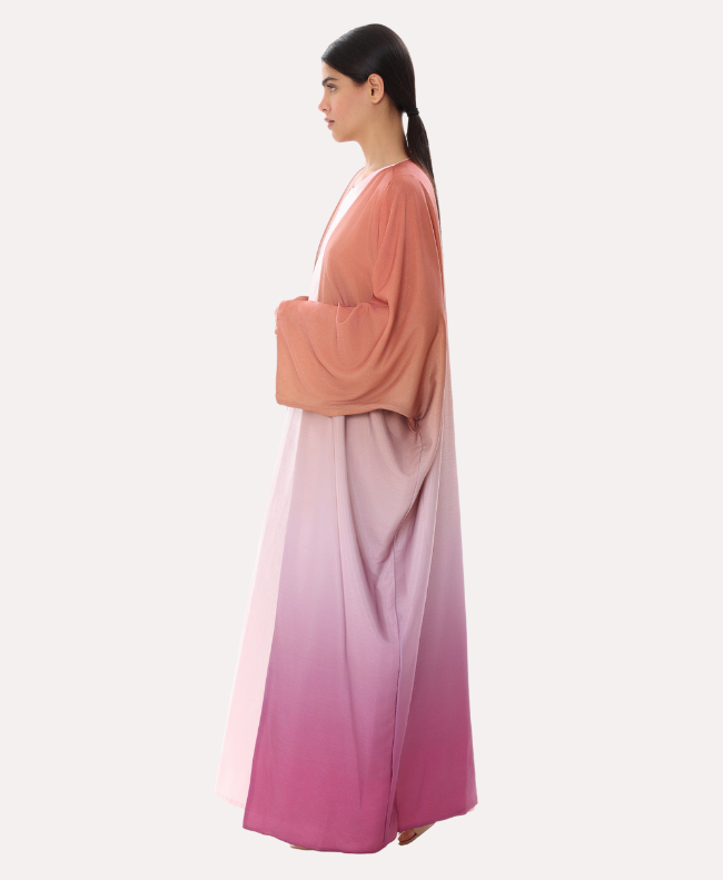 Sunset Ombre Bisht Abaya