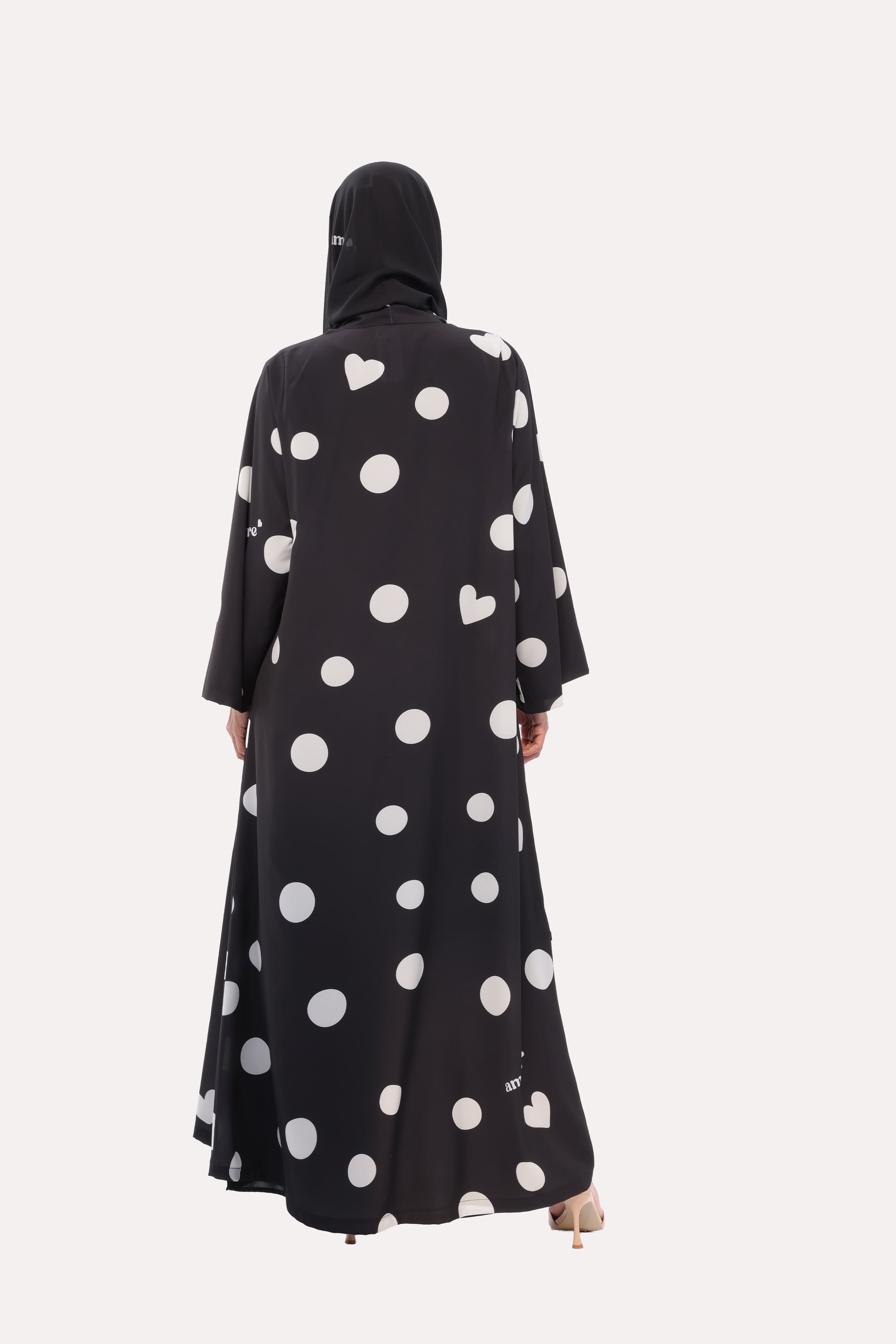 Bold Polka Dot Abaya