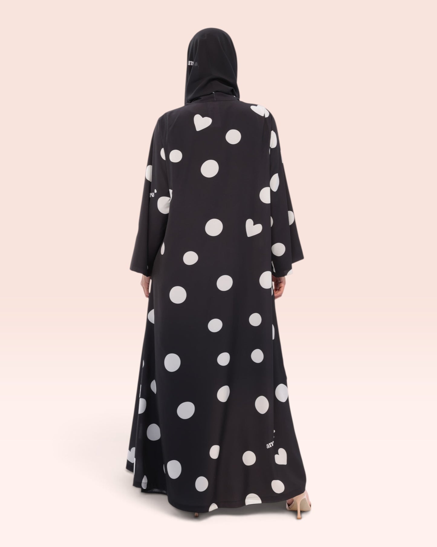 Bold Polka Dot Abaya