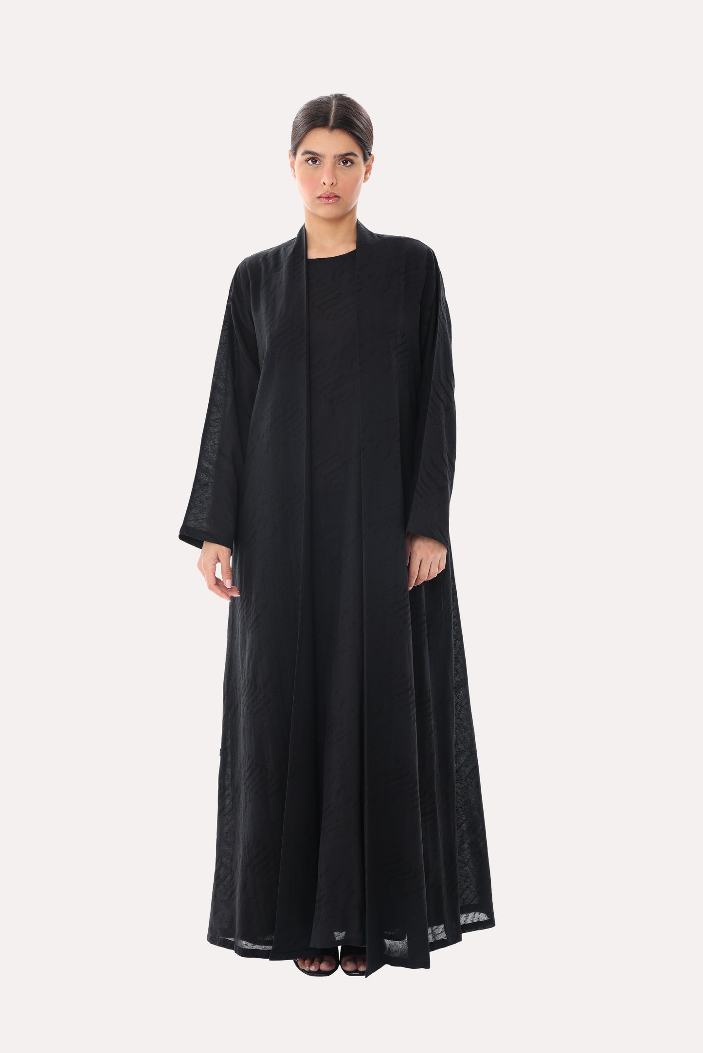 GeoLuxe Linen Abaya