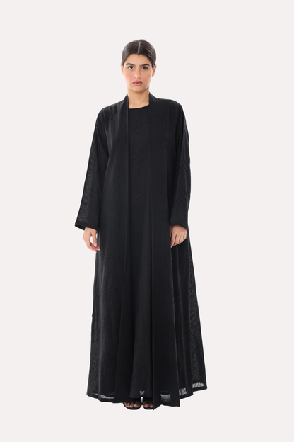 GeoLuxe Linen Abaya