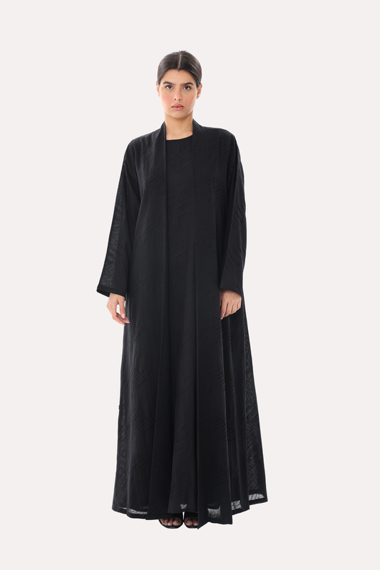 GeoLuxe Linen Abaya