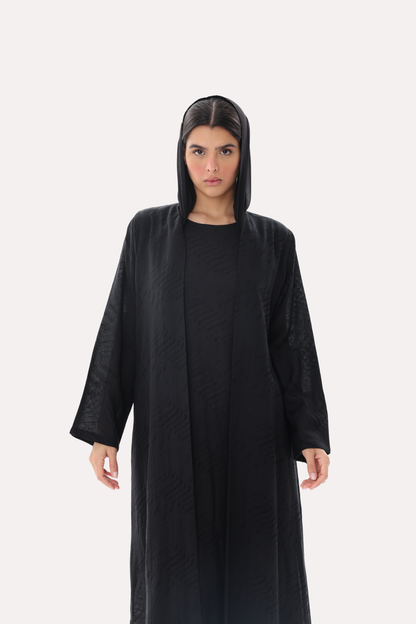 GeoLuxe Linen Abaya