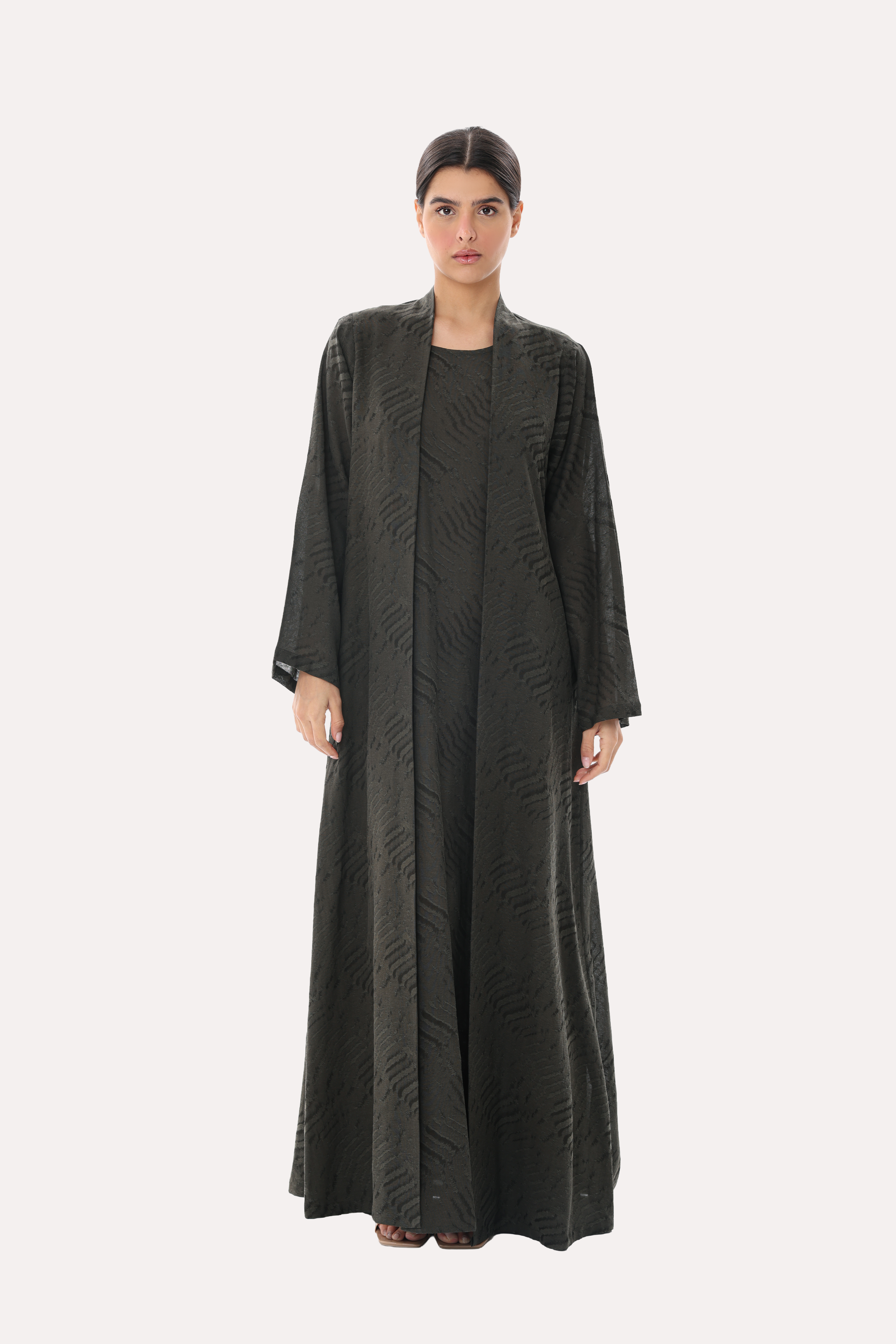 GeoLuxe Linen Abaya