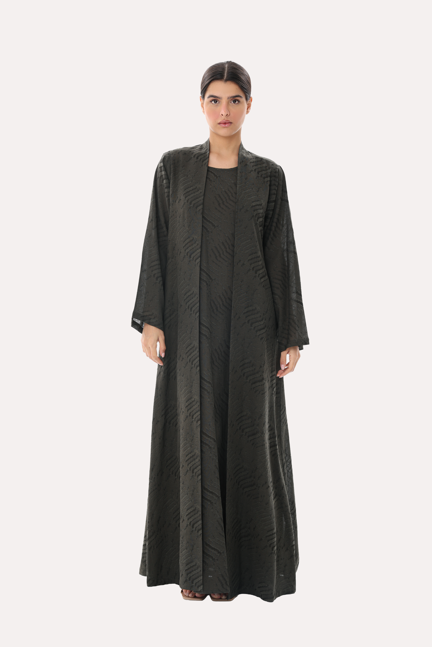 GeoLuxe Linen Abaya
