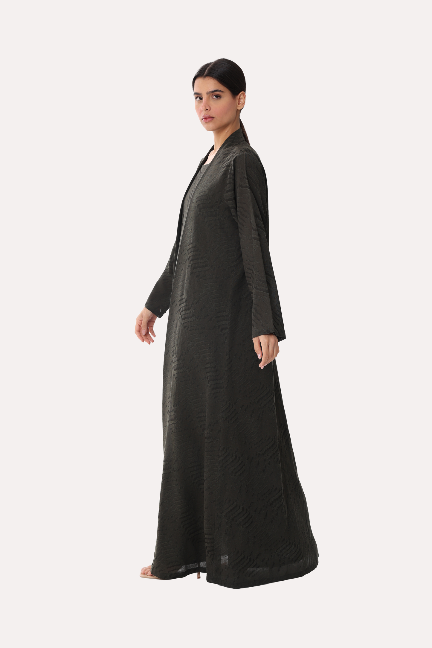 GeoLuxe Linen Abaya