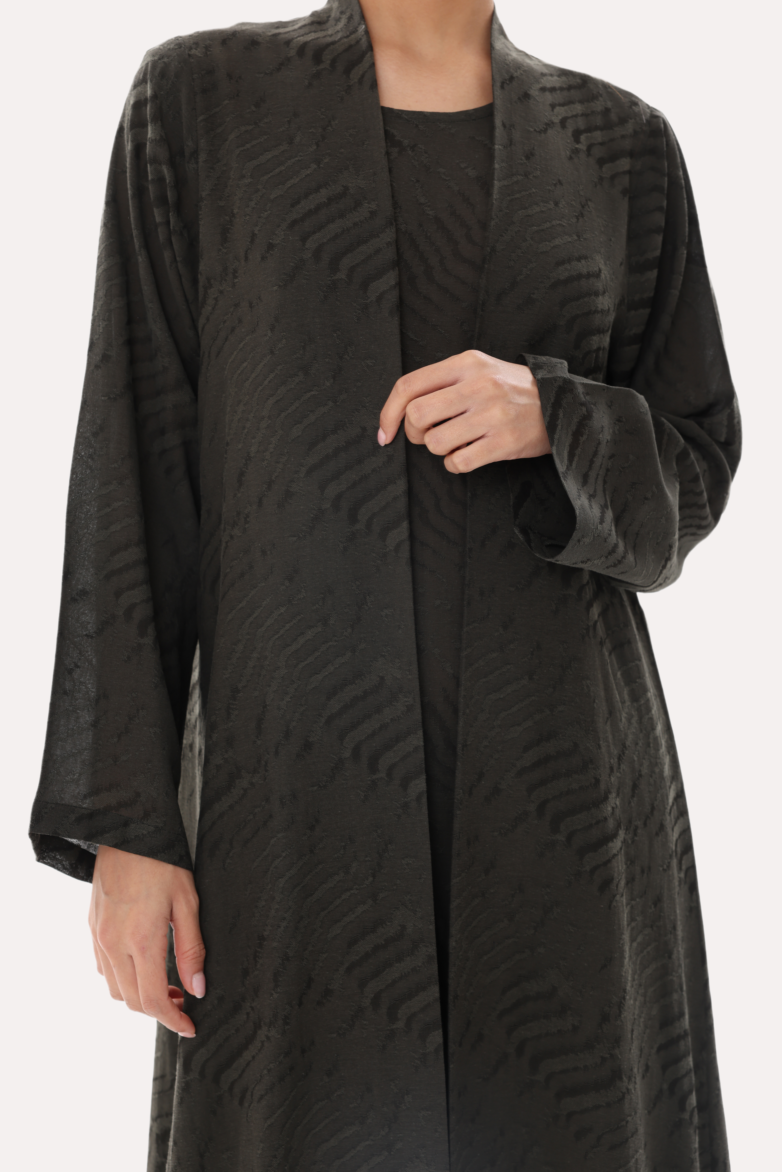 GeoLuxe Linen Abaya