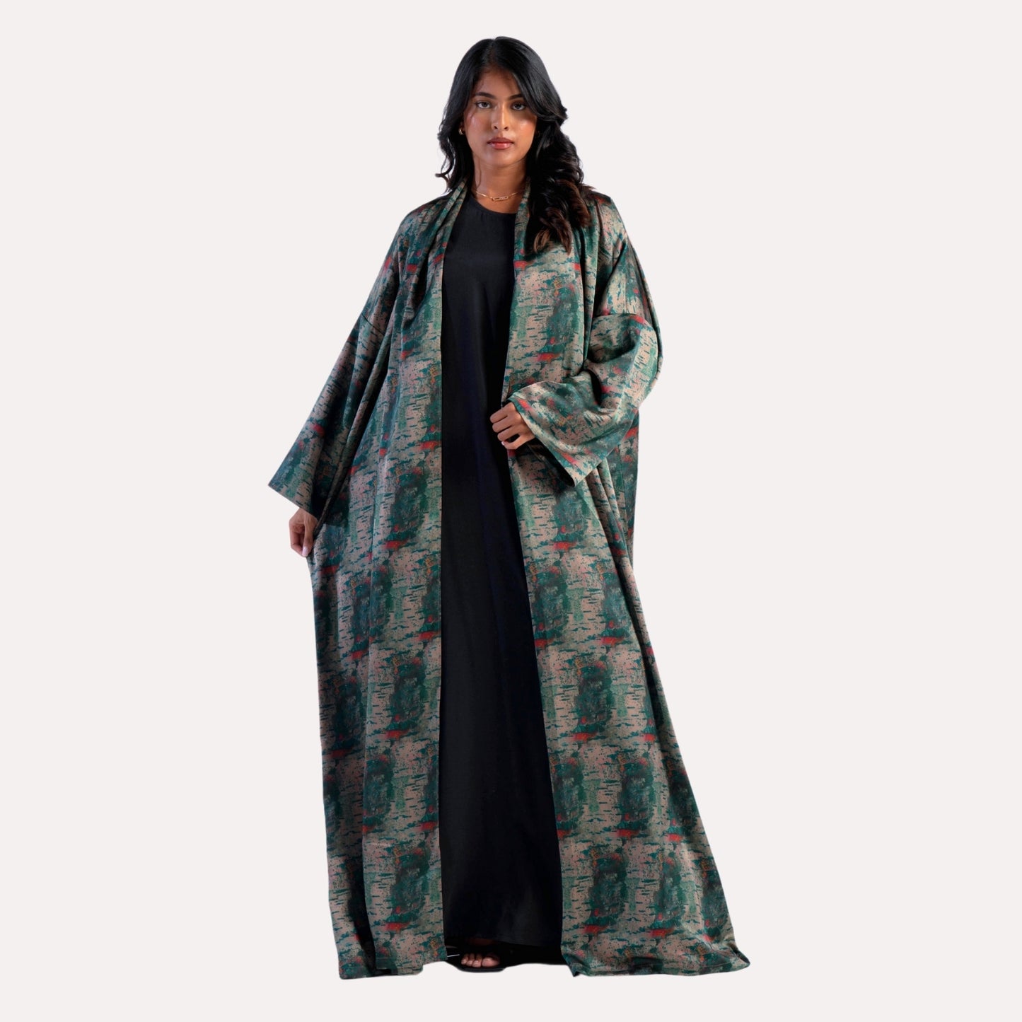 Spot Print Abaya