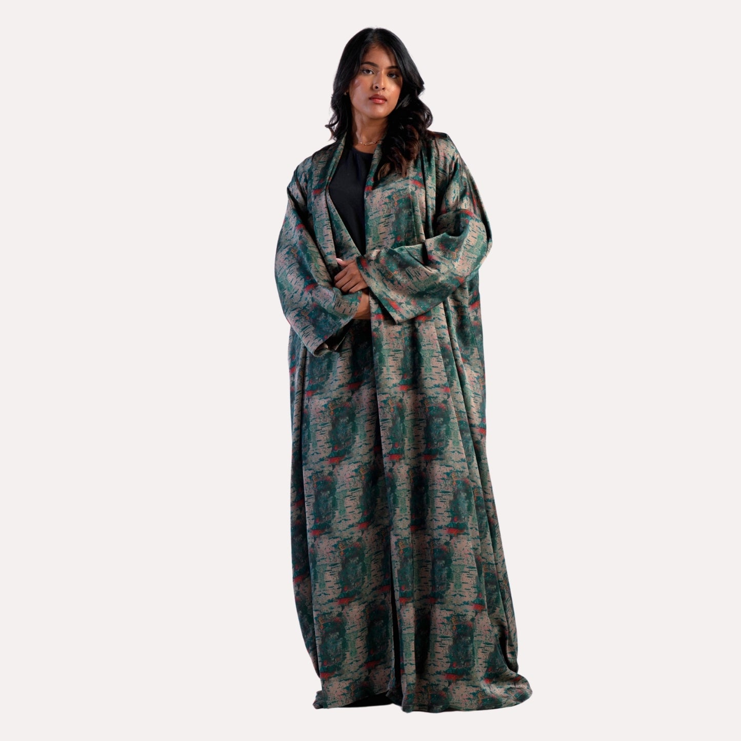 Spot Print Abaya