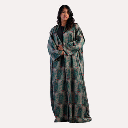 Spot Print Abaya