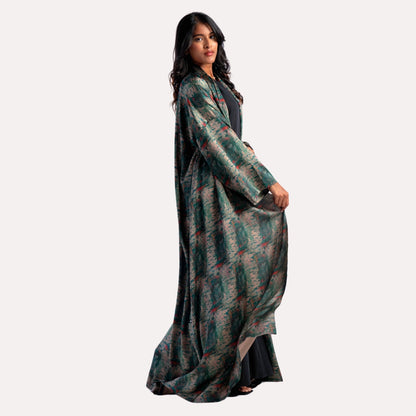 Spot Print Abaya
