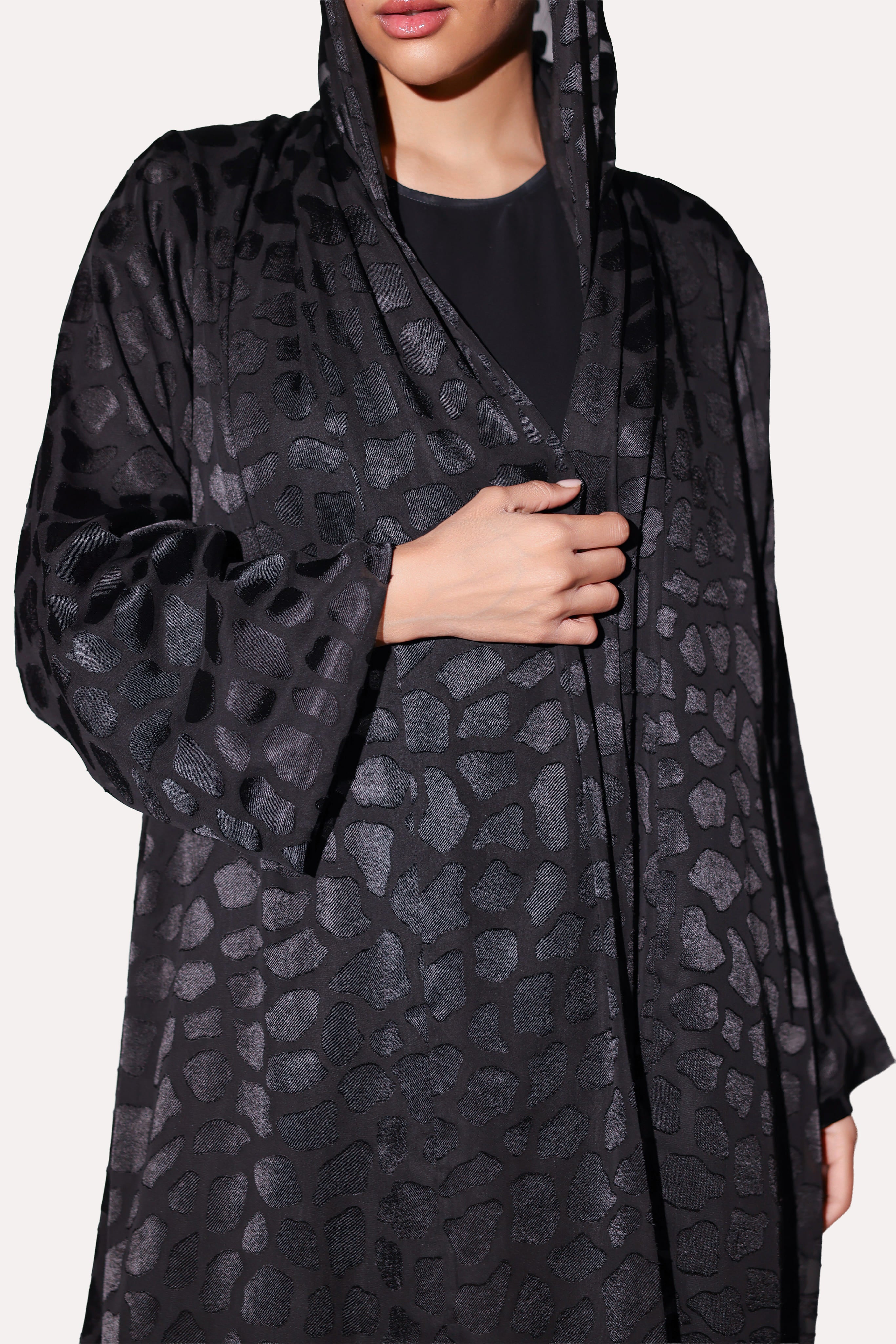 Leopard Dot Abaya
