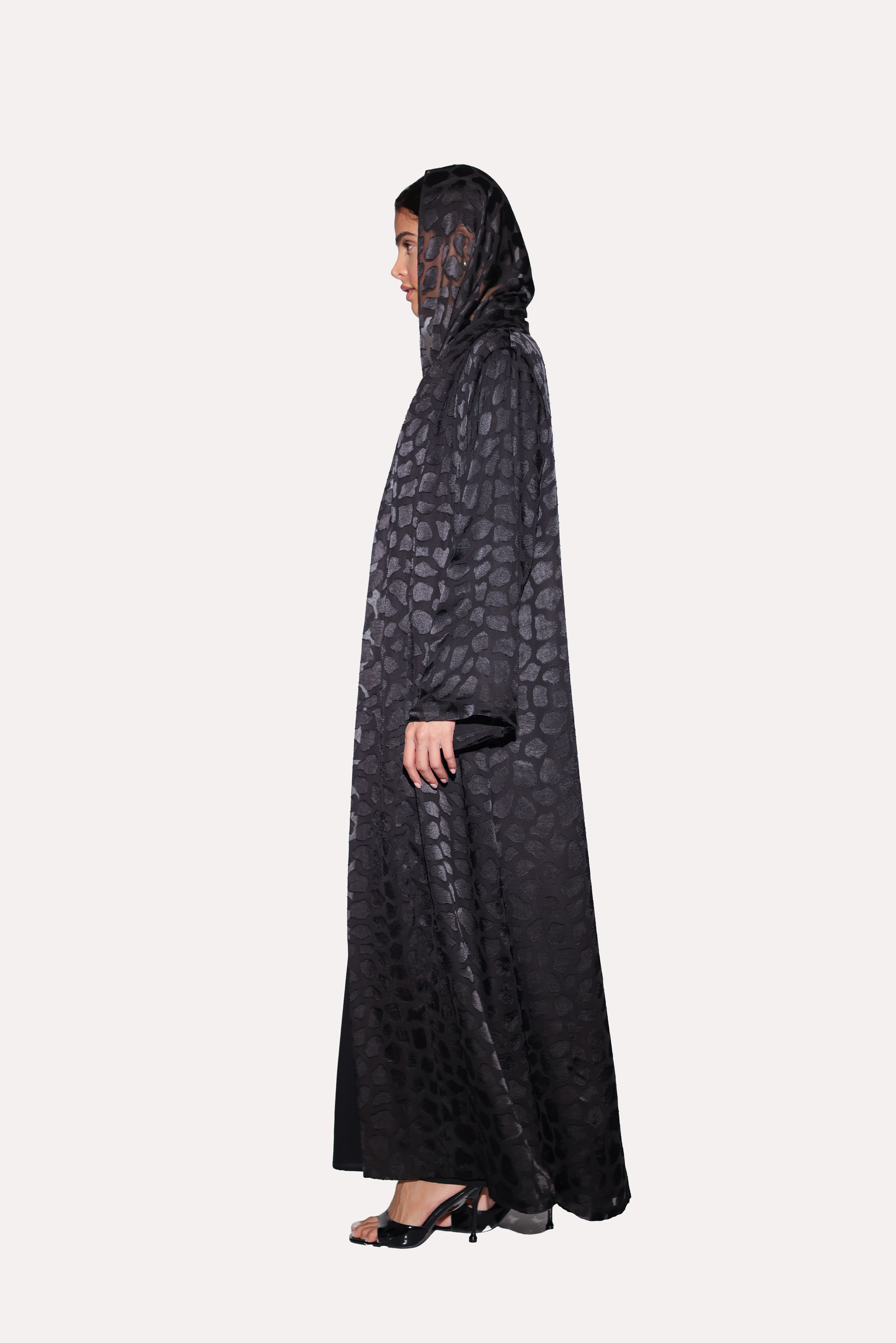 Leopard Dot Abaya