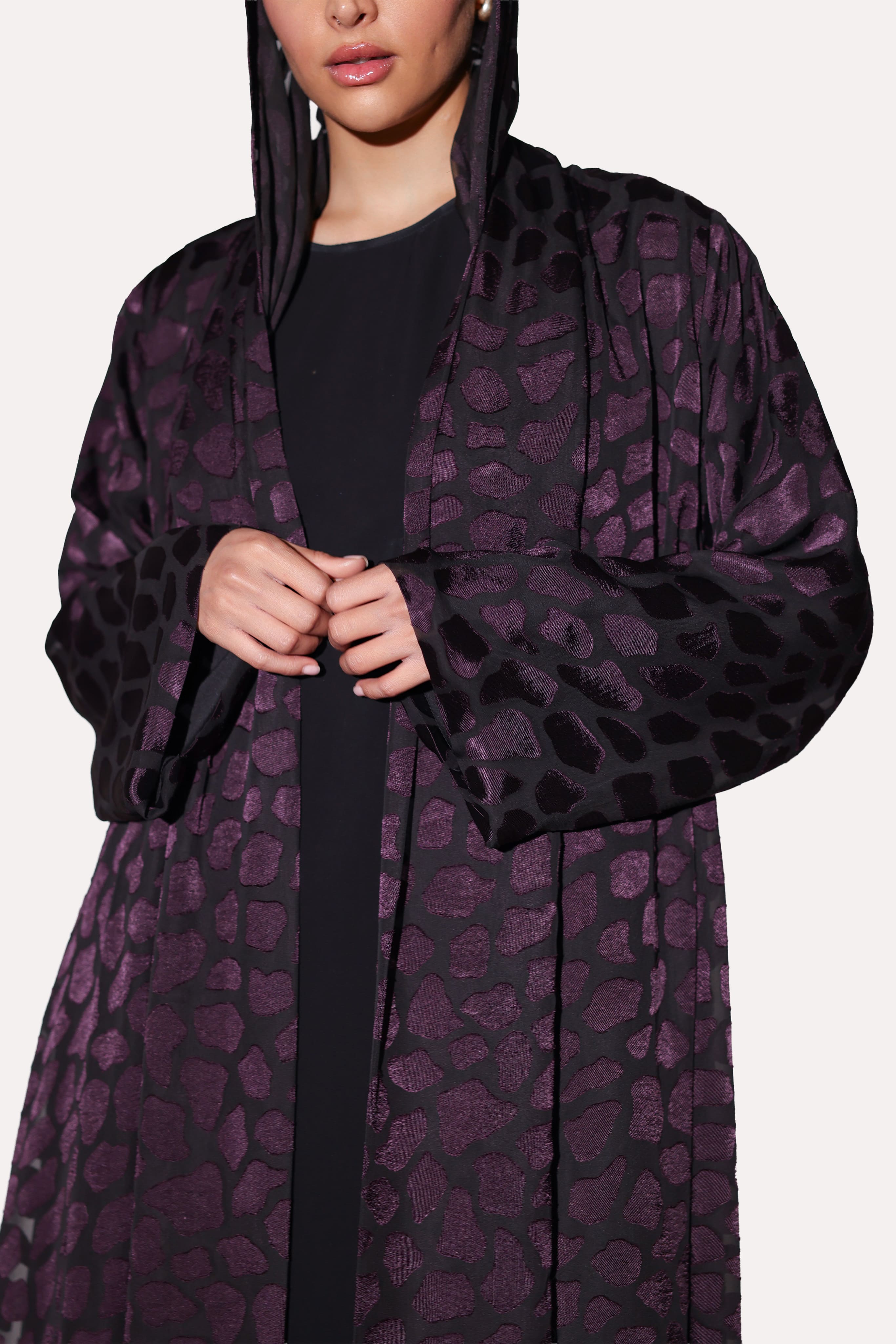 Leopard Dot Abaya