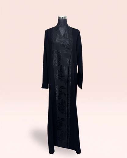 Orchid Wrap Abaya