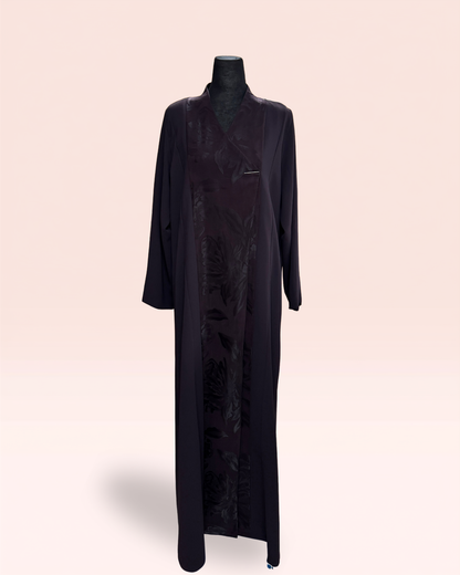 Orchid Wrap Abaya