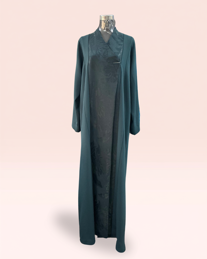Orchid Wrap Abaya