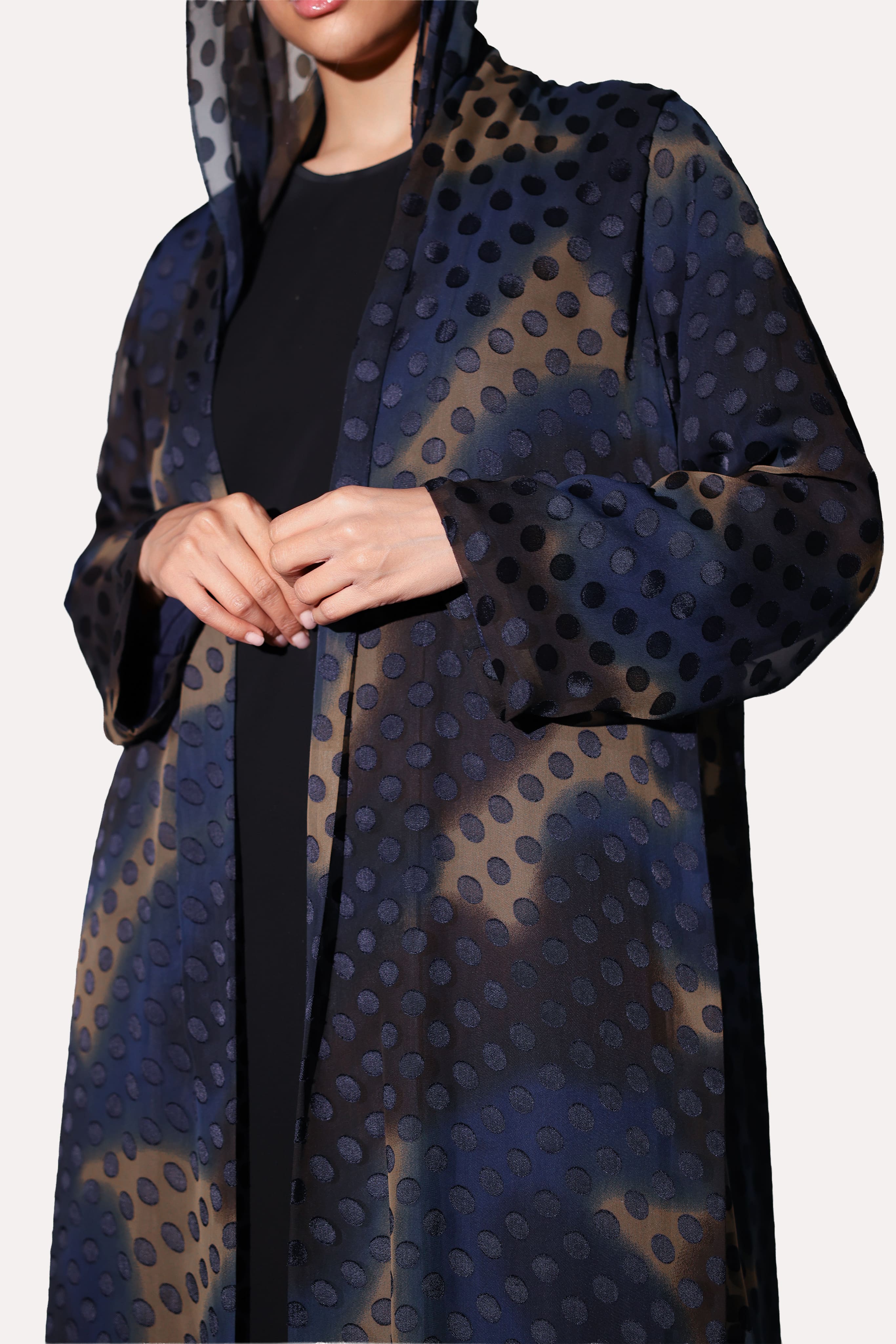 Polka Dot Edge Abaya