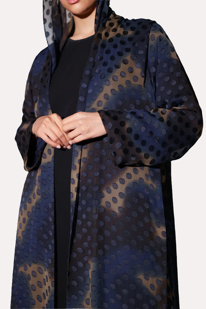 Polka Dot Edge Abaya