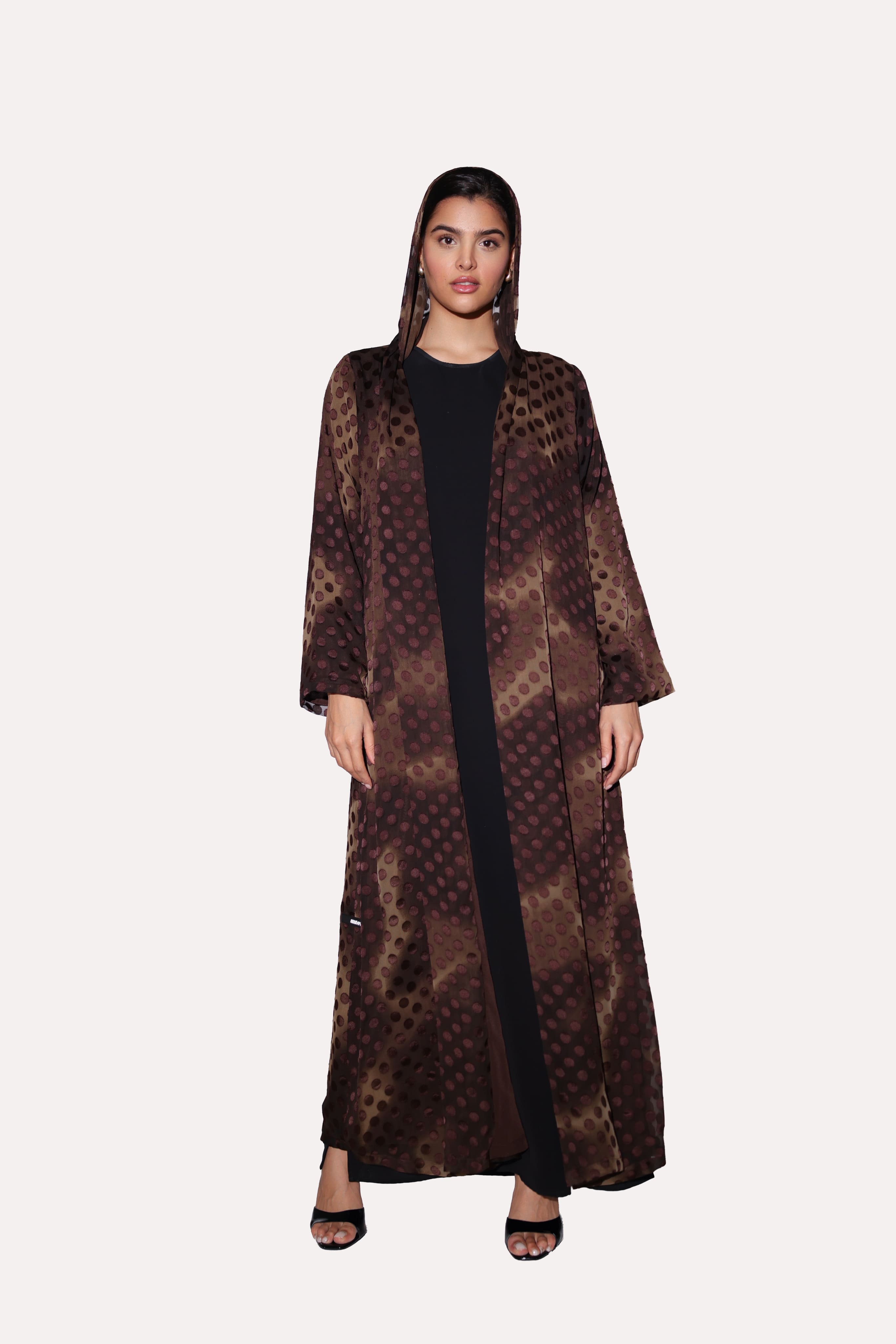 Polka Dot Edge Abaya