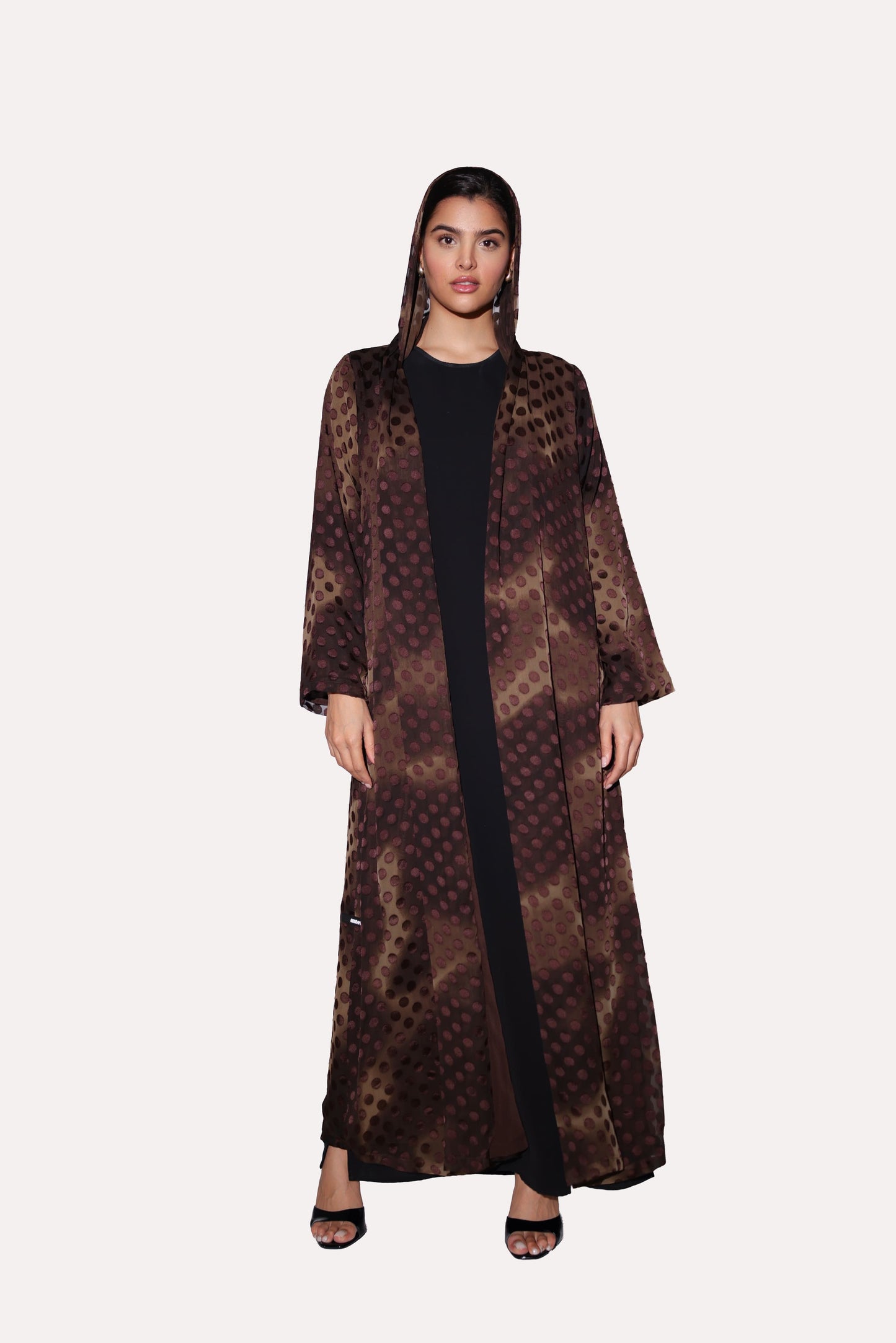 Polka Dot Edge Abaya