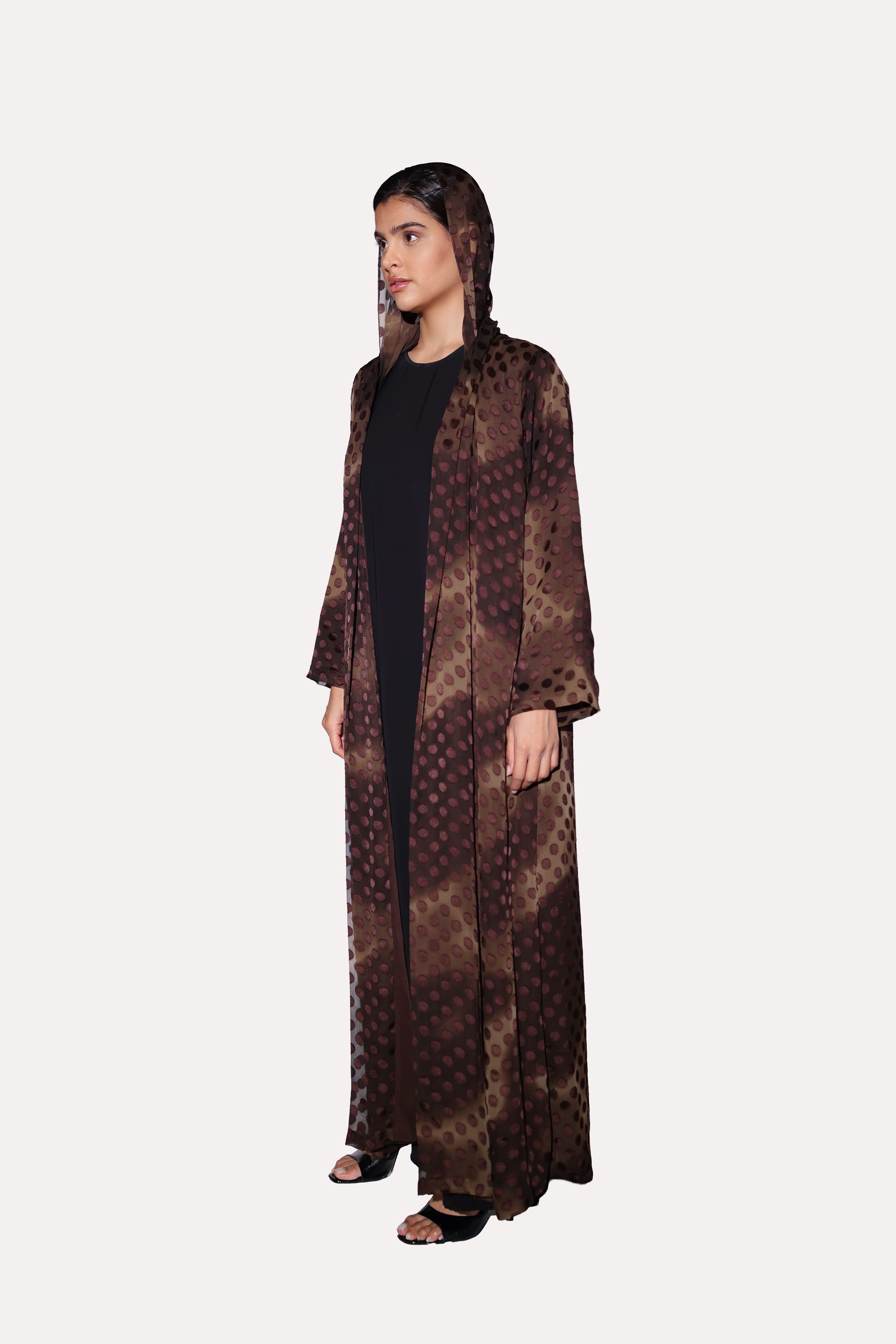 Polka Dot Edge Abaya