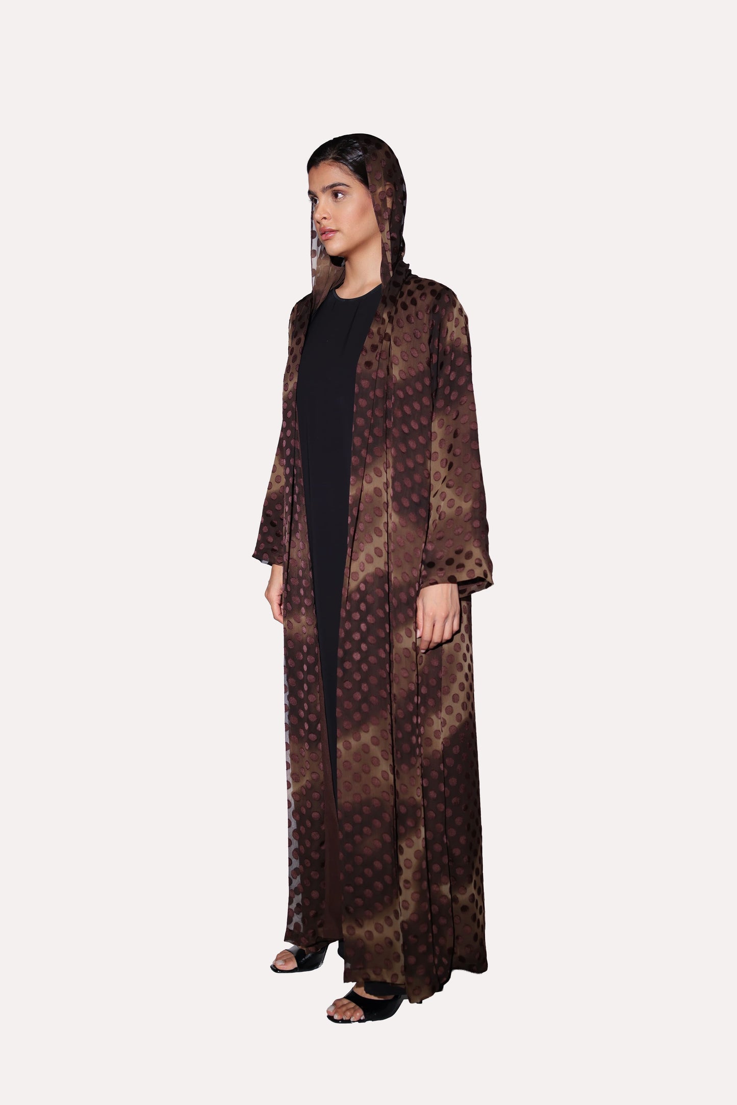 Polka Dot Edge Abaya