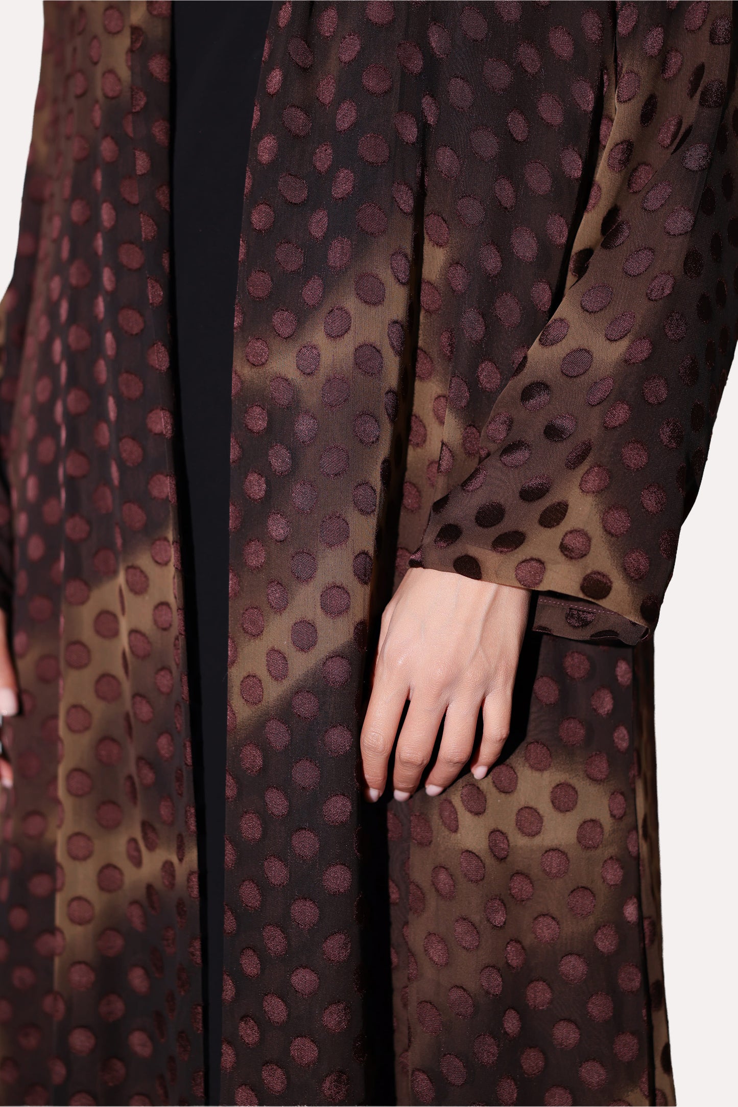 Polka Dot Edge Abaya