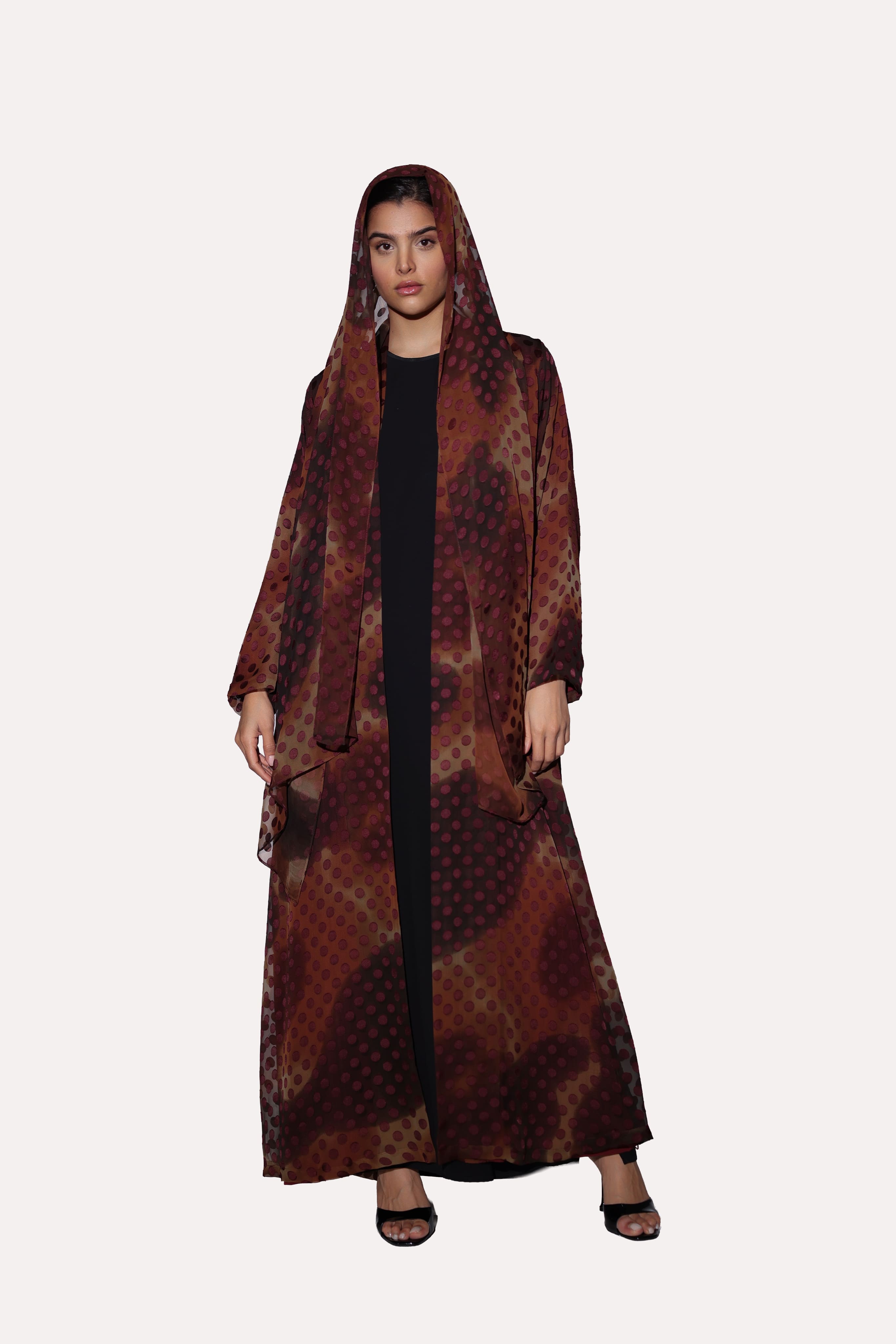Polka Dot Edge Abaya