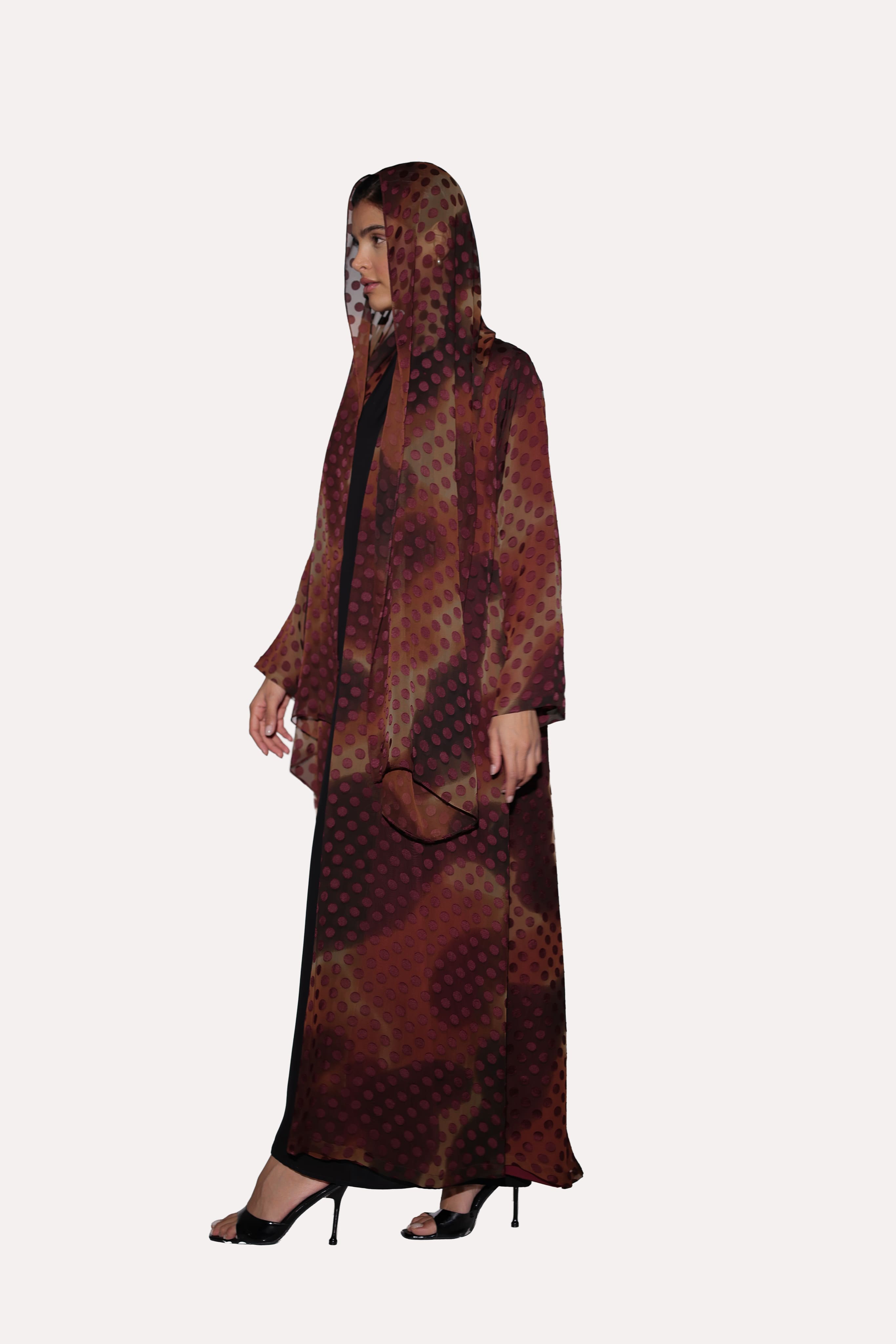 Polka Dot Edge Abaya
