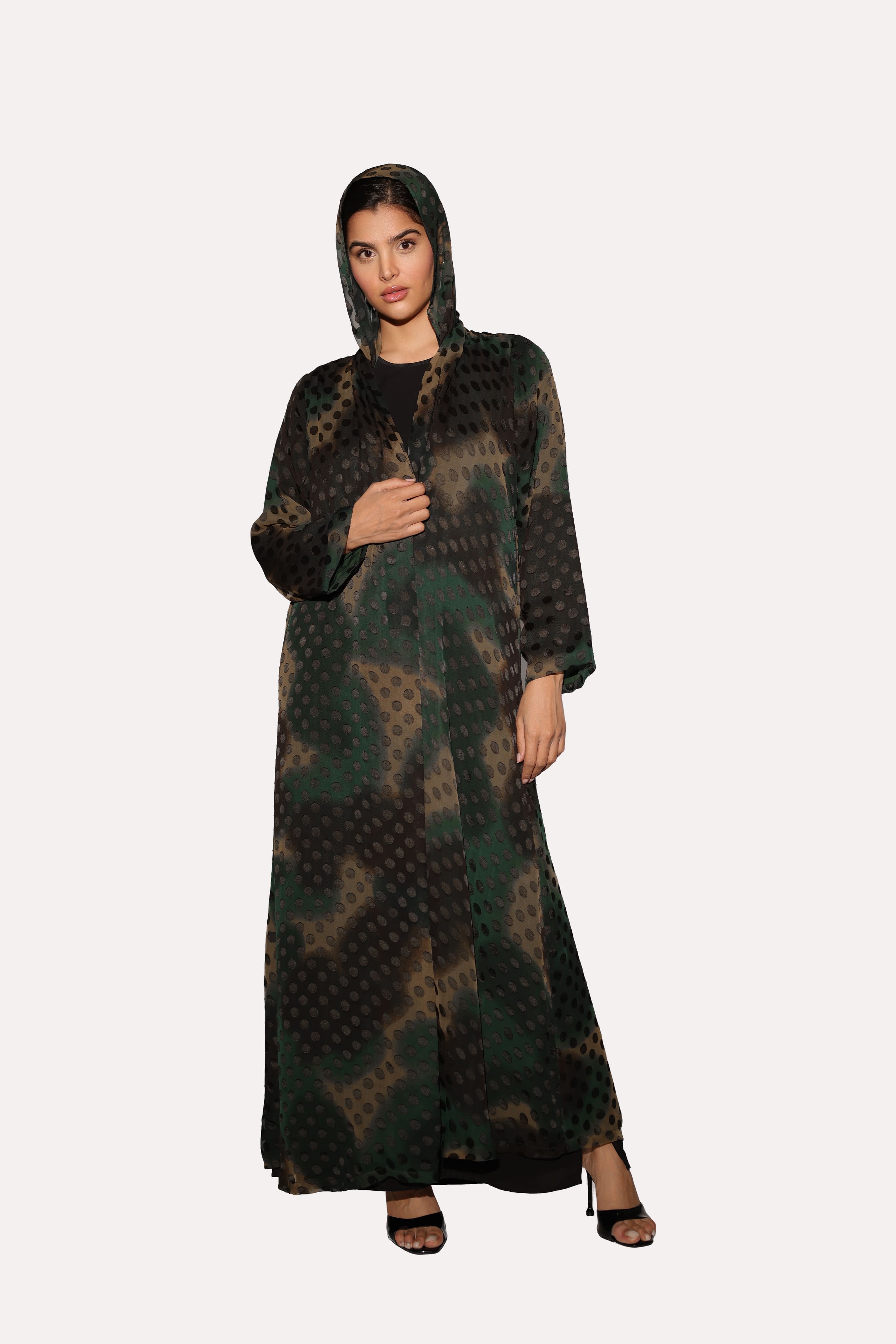 Polka Dot Edge Abaya