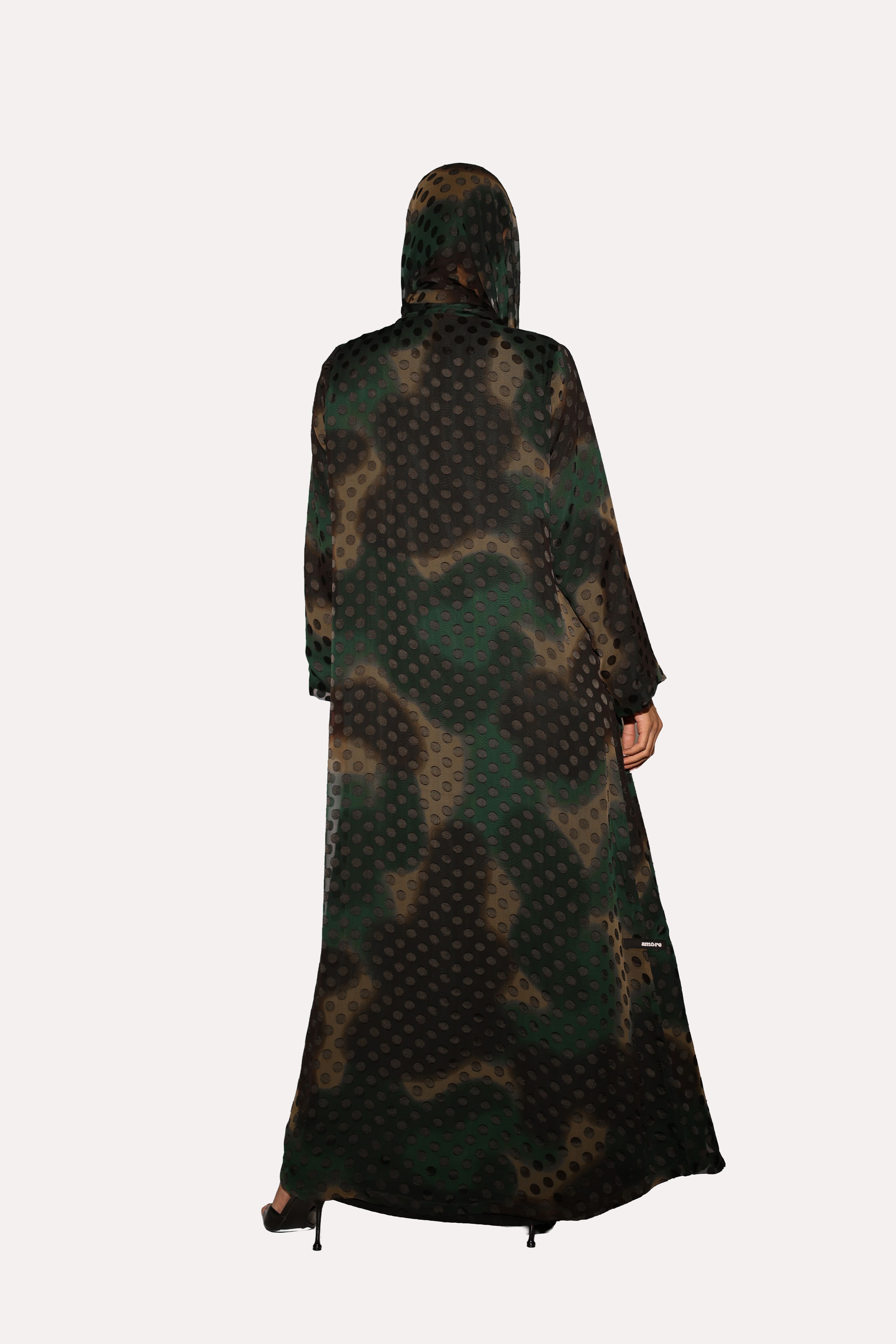 Polka Dot Edge Abaya