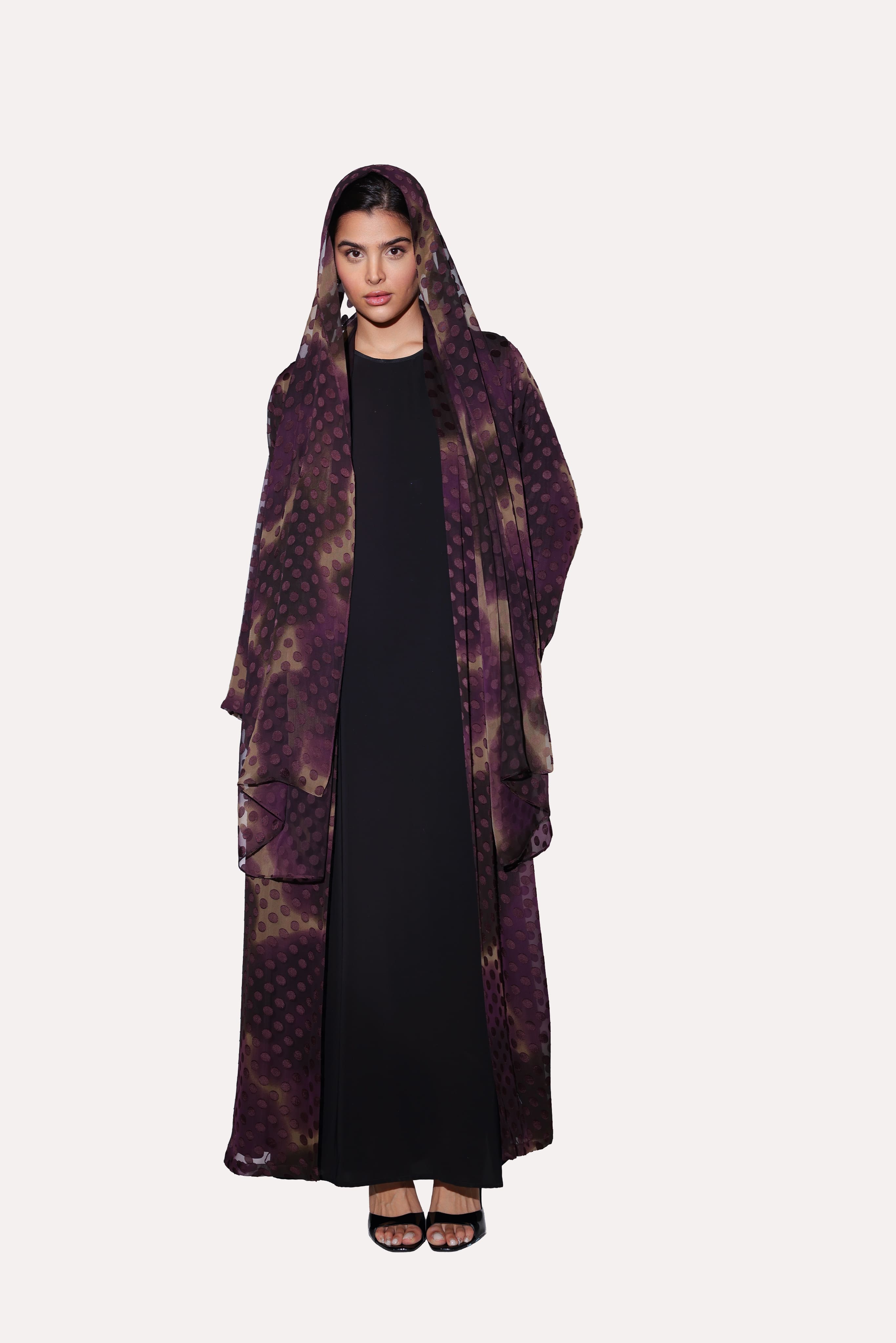 Polka Dot Edge Abaya