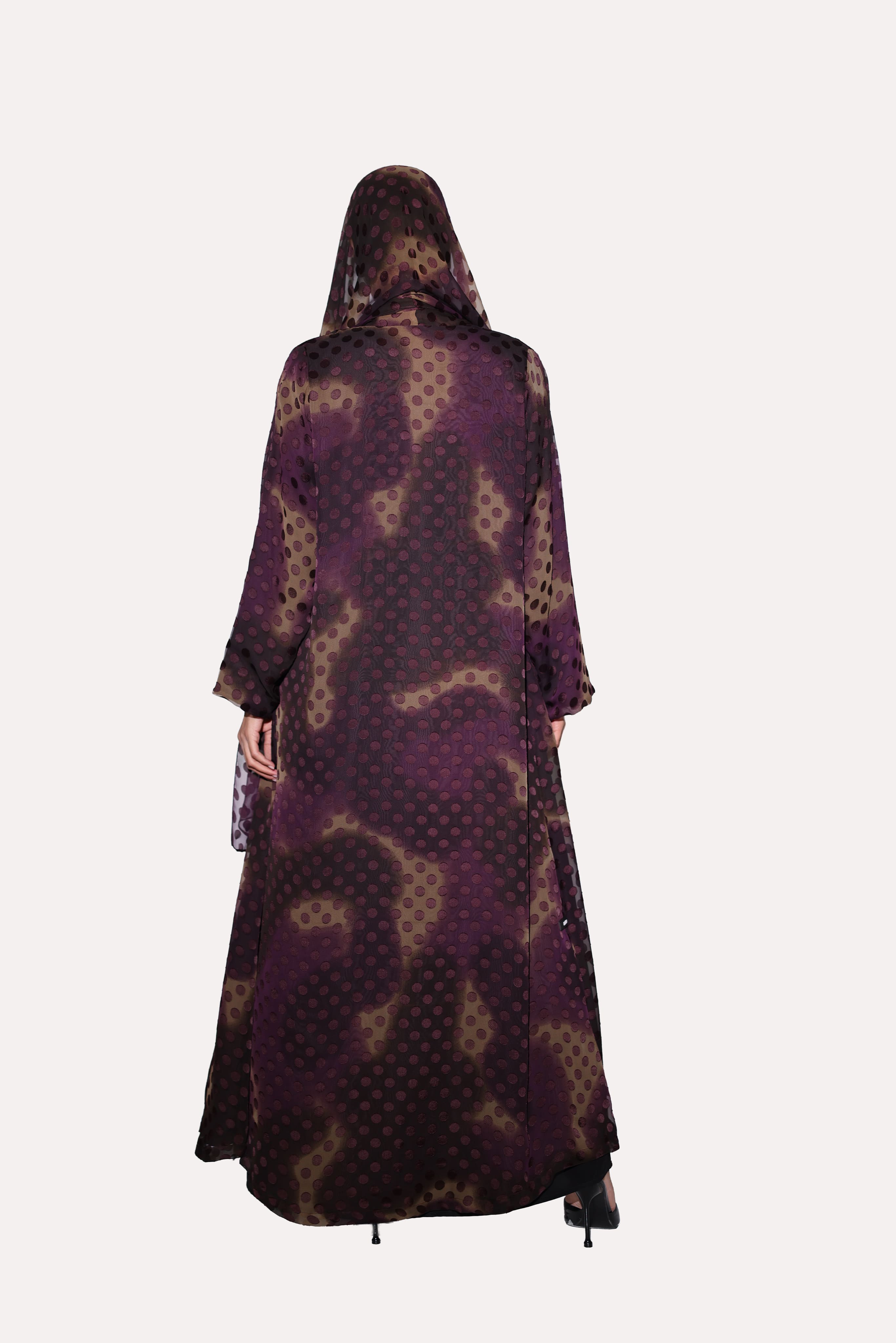 Polka Dot Edge Abaya