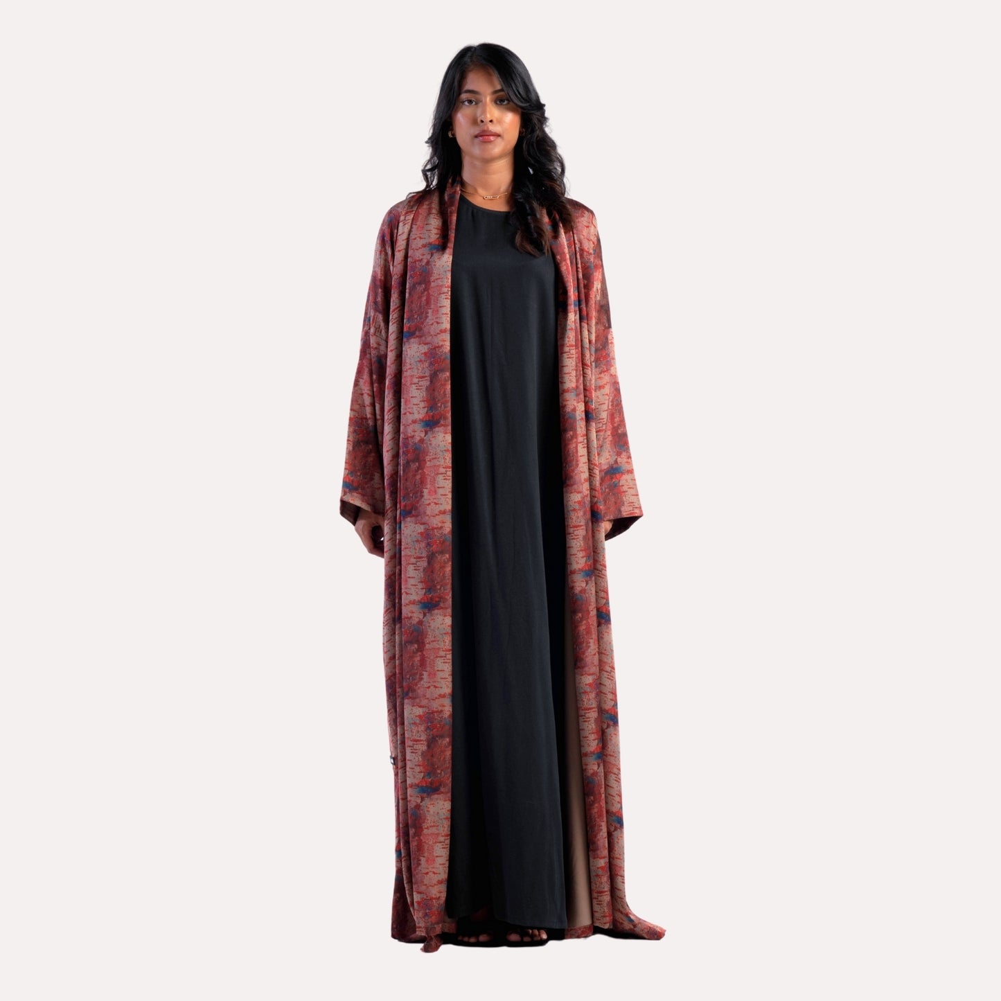 Spot Print Abaya