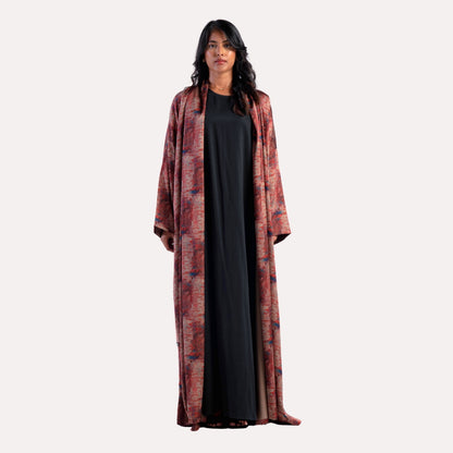 Spot Print Abaya