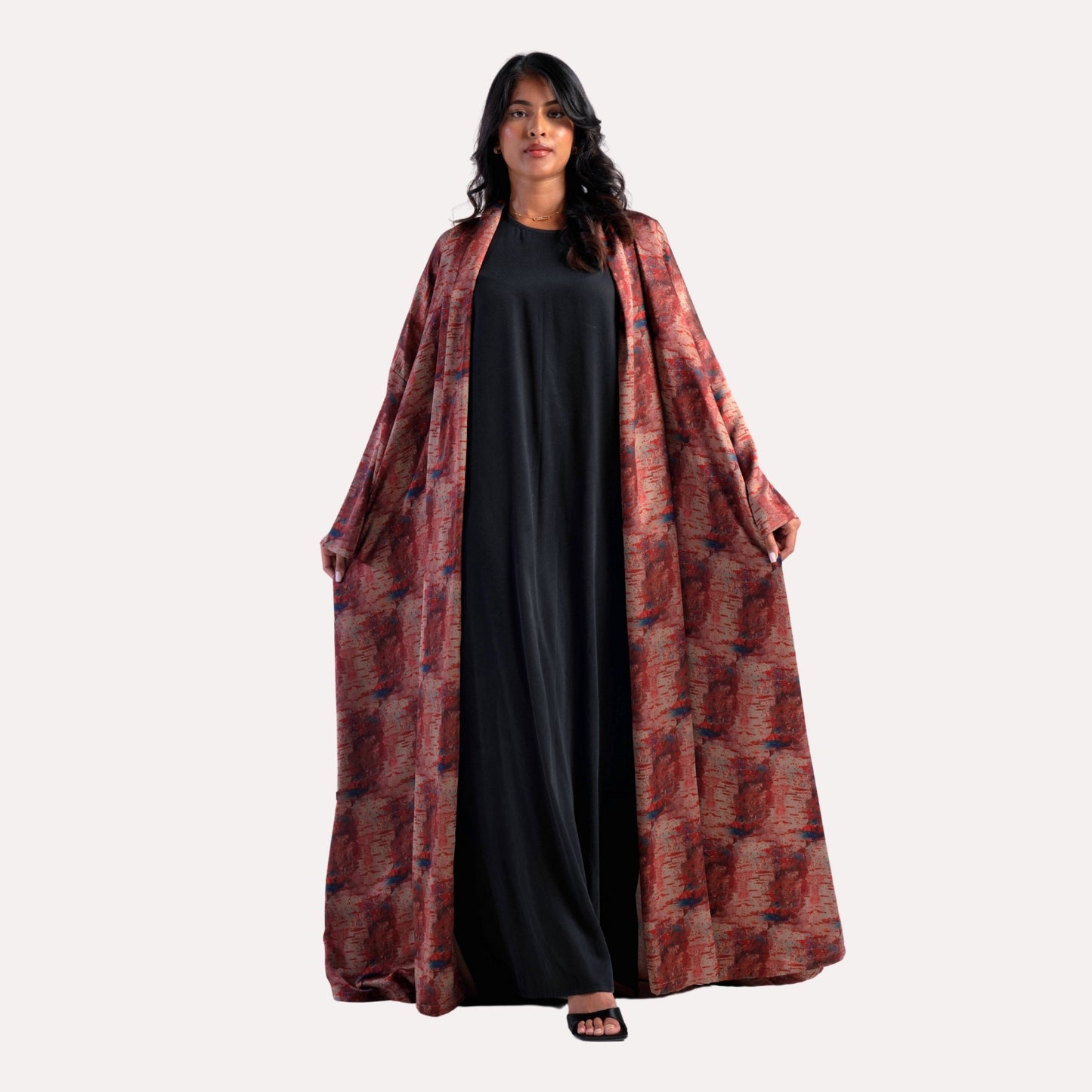Spot Print Abaya