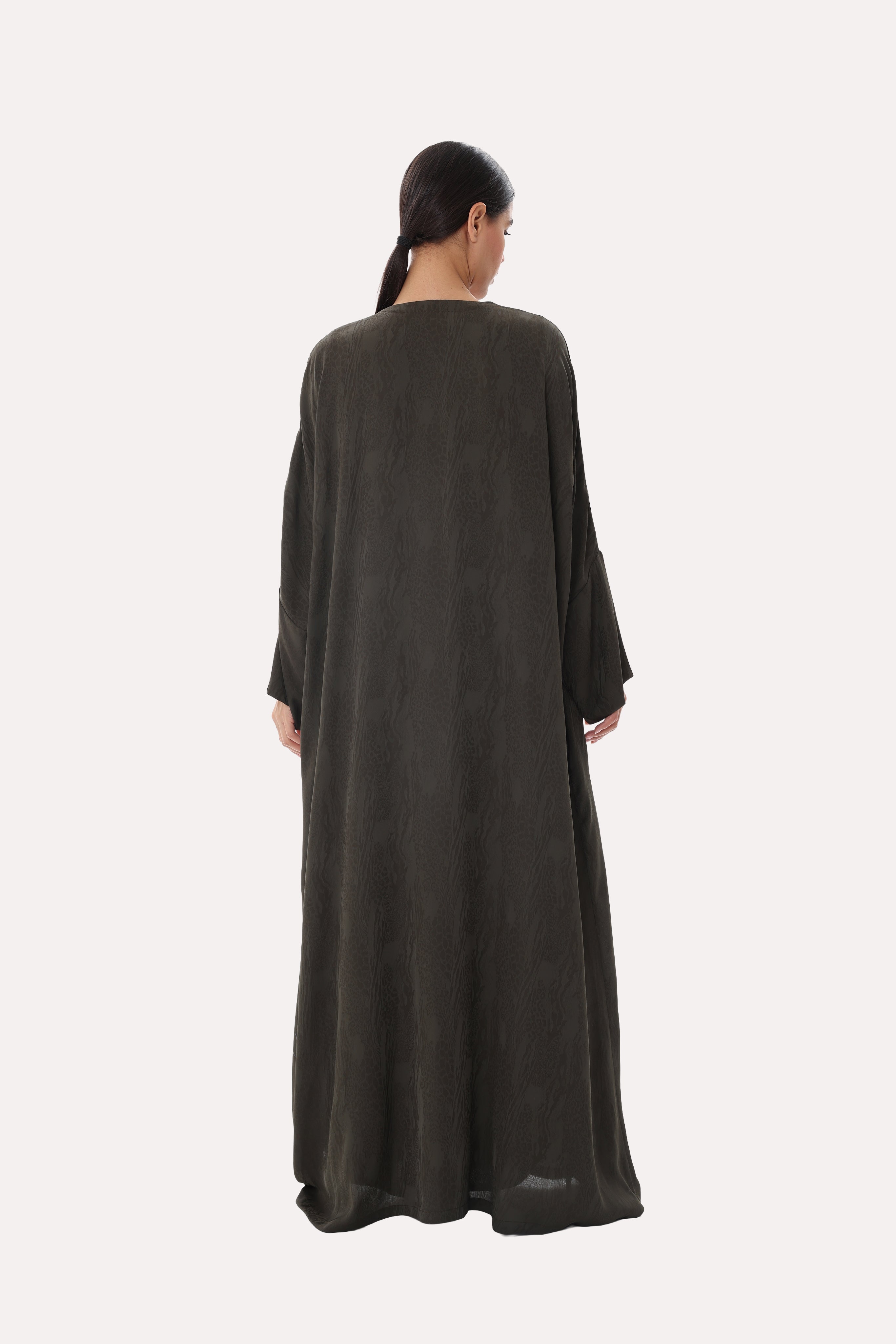 Savannah Jacquard Bisht Abaya