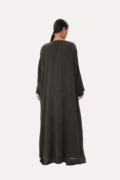 Savannah Jacquard Bisht Abaya